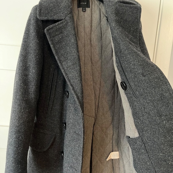 Dock Peacoat Wool Charcoal Extra Small - Picture 2 of 4